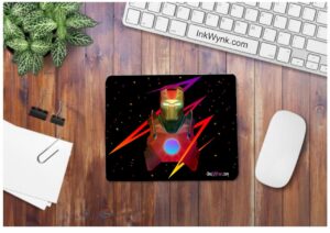 Iron Man Marvel Superhero Character Design Mouse pad