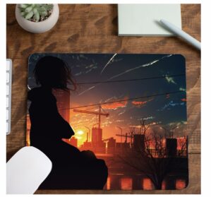 Japanese Animated 9x7 Inch Non-slip Rectangular Mousepad