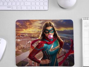 Ms Marvel Superhero Web Series Mousepad