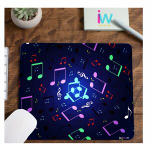 Musical Notes Theme Antiskid Mousepad