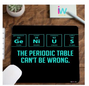 Periodic Table Theme Non Slip Mousepad for Students