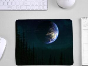 Planet Earth View Medium Size Mousepad