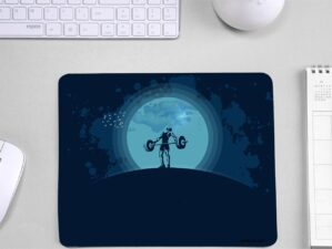 Weightlifting Sport Anti Skid Mousepad