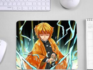 Zenitsu Agatsuma Demon Slayer Anime Mousepad