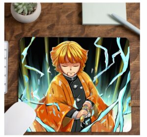 Zenitsu Agatsuma Demon Slayer Anime Mousepad