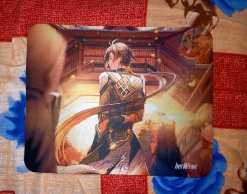 Genshin Impact Anime Graphic Design Mouse Pad photo review