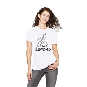 Infinity and Beyond Couple Cotton White T-Shirt