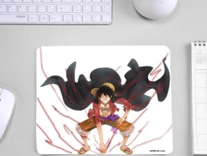 Luffy Power Up One Piece Anime Theme Mousepad