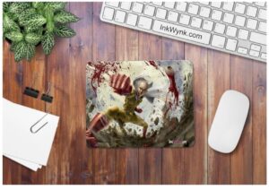 One Punch Man Serious Punch Theme Mousepad