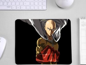 Saitama One Punch Anime Character Theme Mousepad