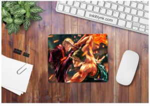 Zoro And Sanji One Piece Characters Theme Mousepad