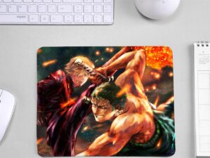 Zoro And Sanji One Piece Characters Theme Mousepad