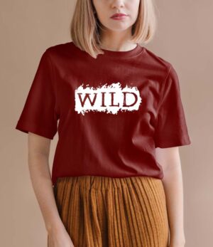 Wild Printed Girls T-Shirt Cotton Bio Wash