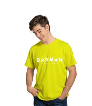 Half Sleeve Printed T-Shirt for Boys (Yellow)