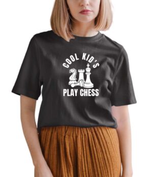 Chess Designer 100% Cotton Women's Graphic Print T-Shirt