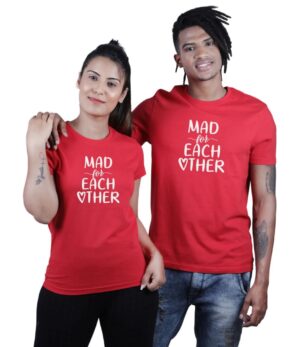 Made for Each Other Girlfriend Boyfriend Cotton T-Shirt