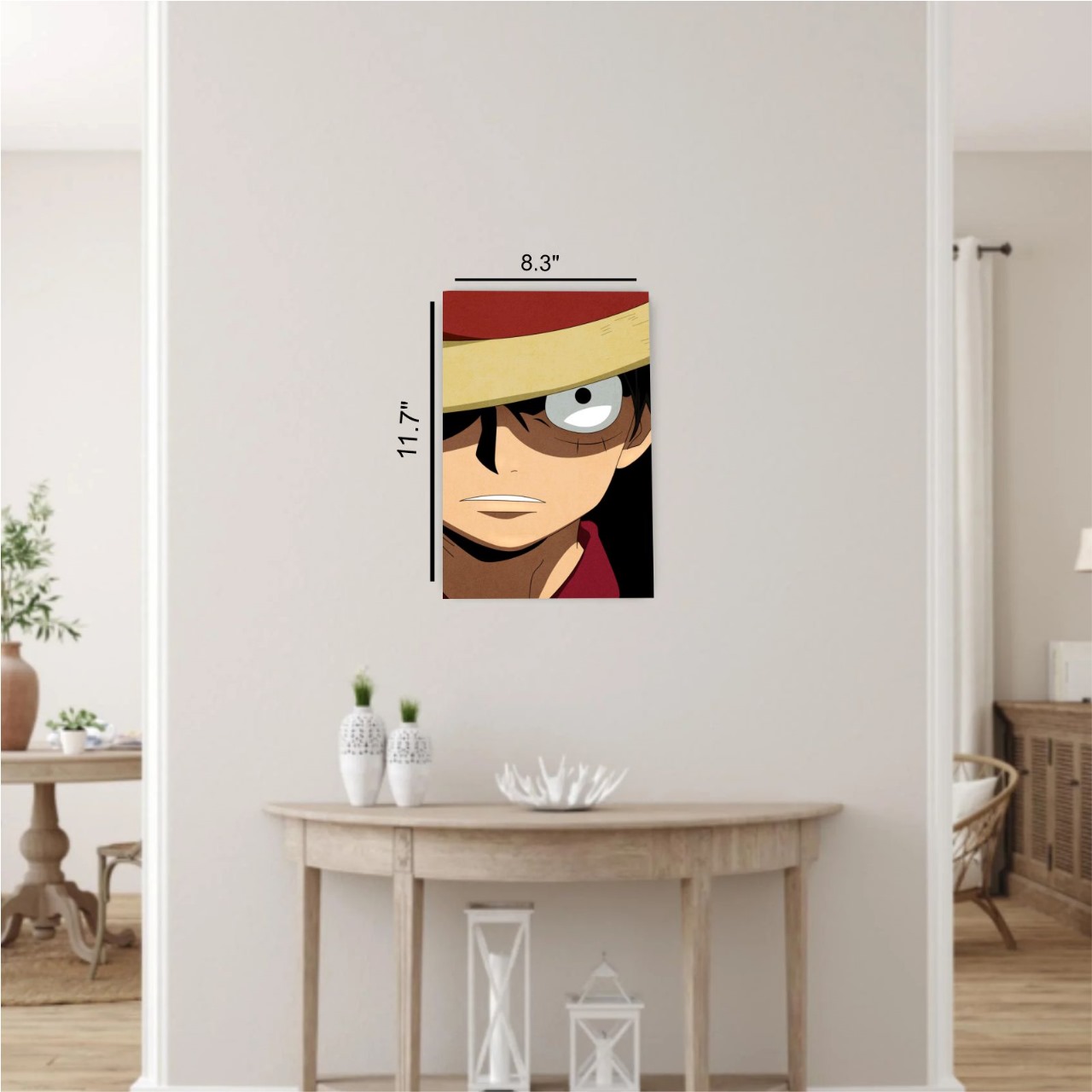 Monkey D Luffy Anime Metal Poster HD Print - Image 4