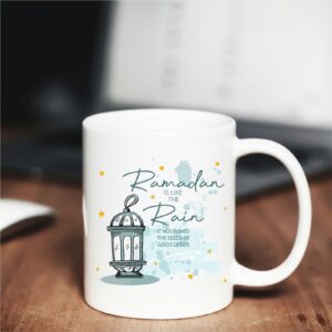 Ramzan Quote Printed White Coffee Mug