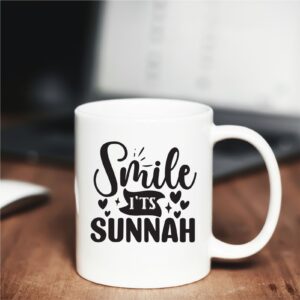 Sunnah Islamic Coffee Mug Round Handle