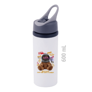 Custom Aluminum Water Bottle With Straw Sipper