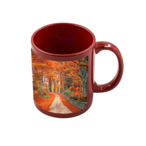 Customized Red Coffee Mug With Photo
