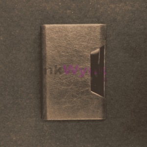 Personalized Logo Faux Leather Metal Card Holder for Corporates