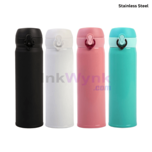 Stainless Steel Vacuum Lock Printed Water Bottle 500 mL