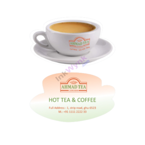 Die Cut Visiting Card Tea Cup 500 GSM