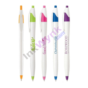 Promotional Plastic Click Pen With Logo