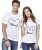 Mickey Minnie Cotton Couple White T-Shirt