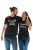 Promoted To Parents Couple Cotton Black T-Shirt